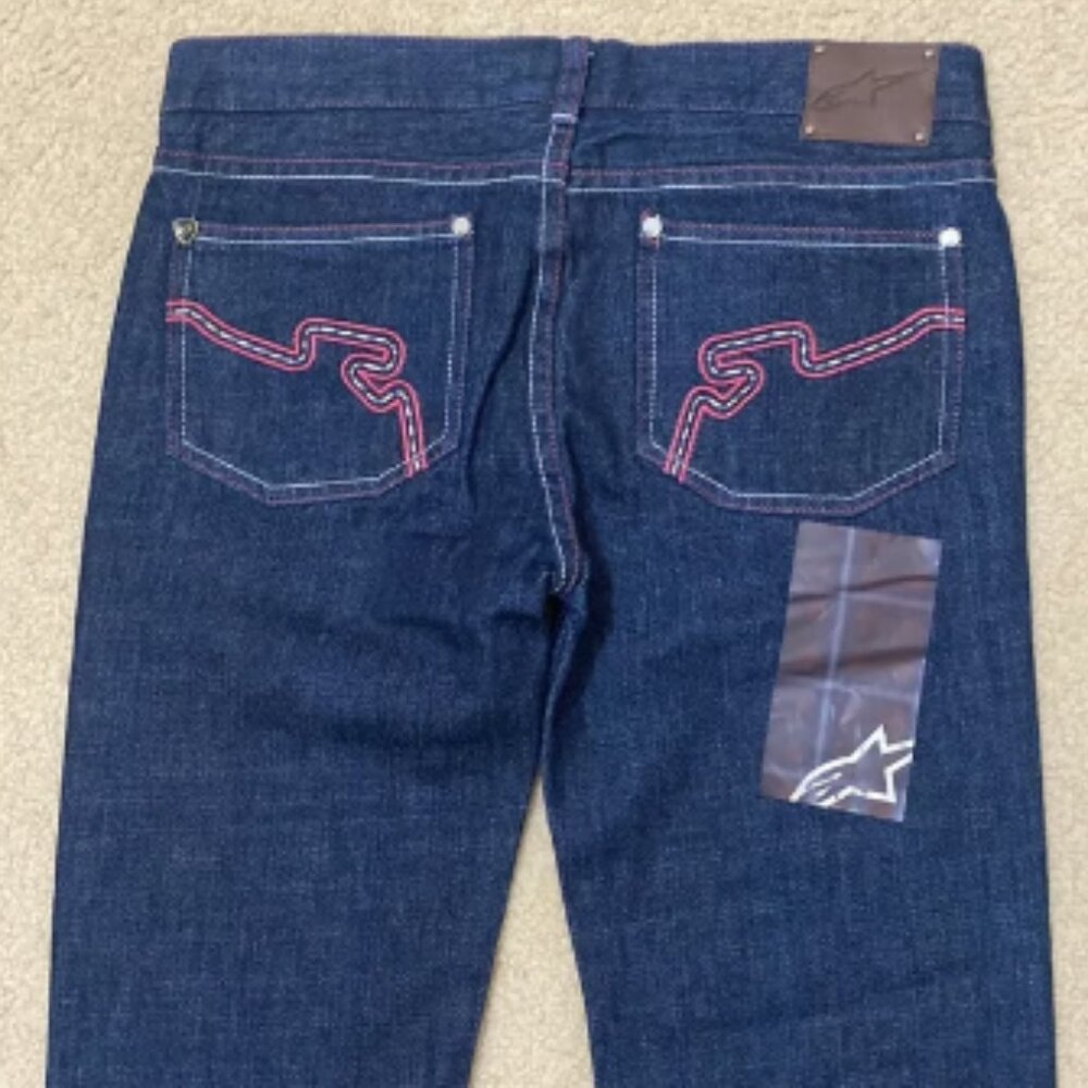 ALPINESTARS Roulette Skinny Jean Blue Denim Jeans Juniors Size 1